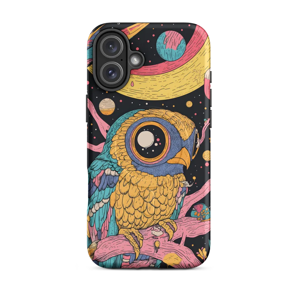 Whimsical Cosmic Owl | Phone Case |  16 Plus | MagSafe® Tough Case | Matte