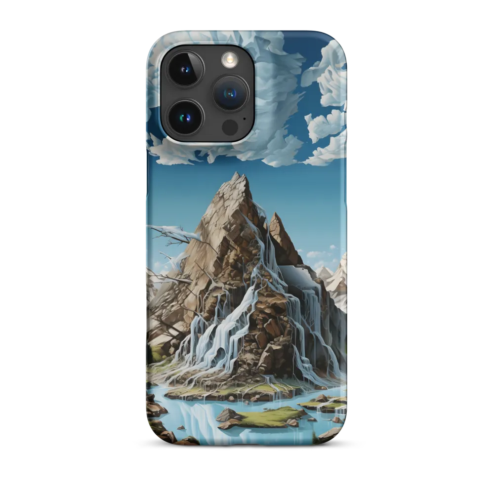 Majestic Cascade: A Mountain Masterpiece