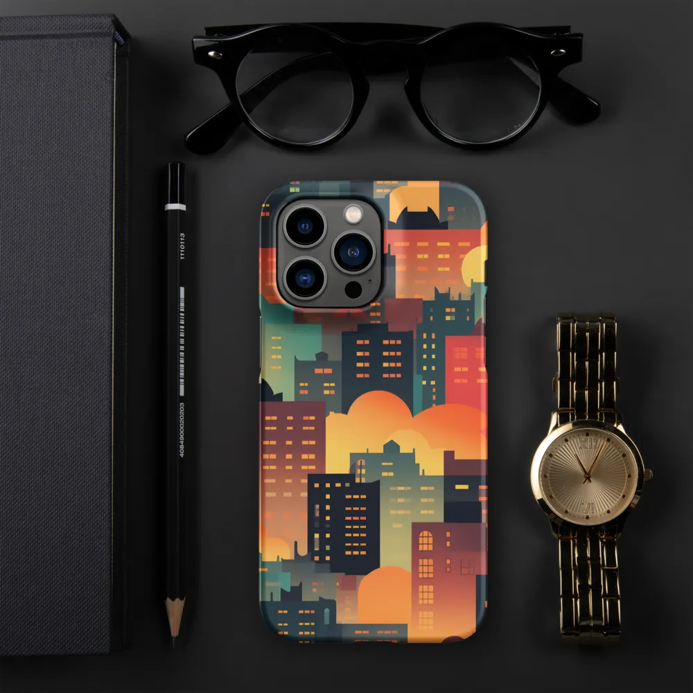 Twilight in the Concrete Jungle | Phone Case |  14 Pro Max | Snap Case | Matte