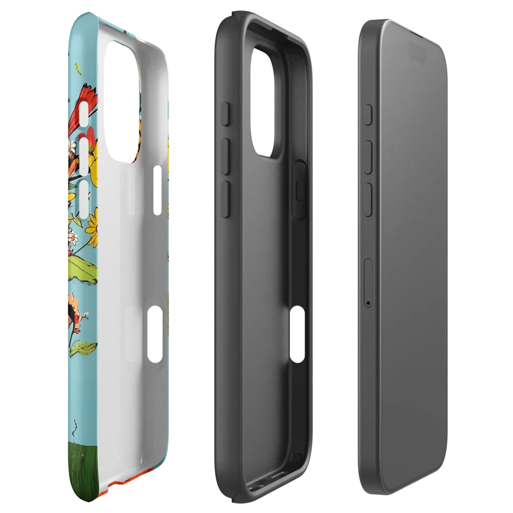 Whimsical Bloom | Phone Case |  16 Pro Max | Tough Case | Matte