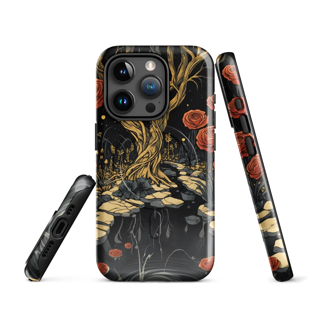 Whispers of the Enchanted Garden | Phone Case |  15 Pro | MagSafe® Tough Case | Glossy