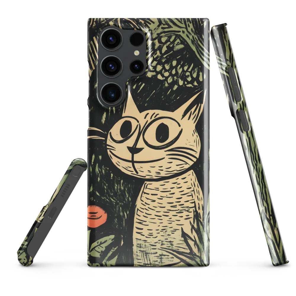 Whimsical Cat in the Forest