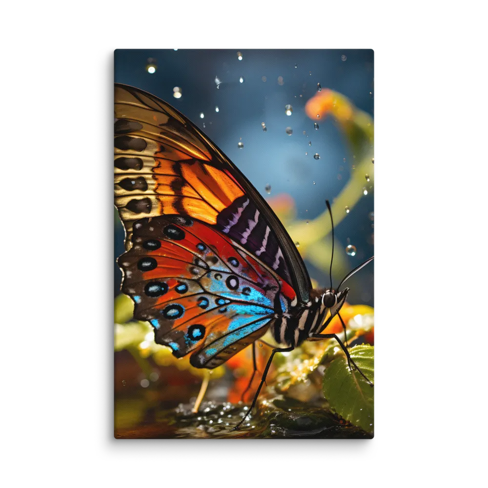 Dance of Colors: The Butterfly's Elegance | Canvas | 32″×48″