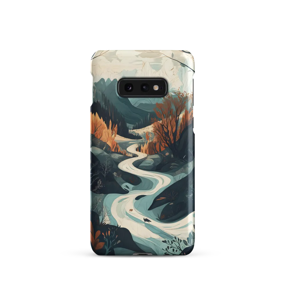 Winding Serenity: A Digital Landscape