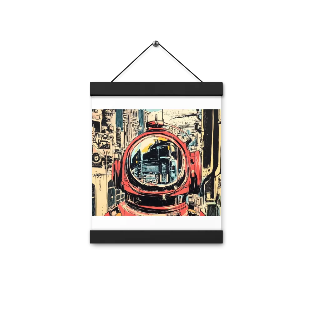 Reflections of Tomorrow | Poster With Black Wood Hanger | 8″×10″