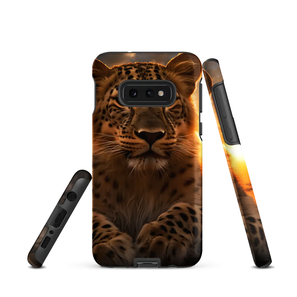 Regal Presence: The Leopard at Sunset