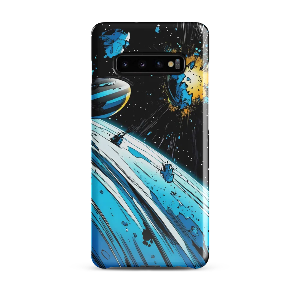 Cosmic Collision | Phone Case |  S10 Plus | Snap Case | Glossy