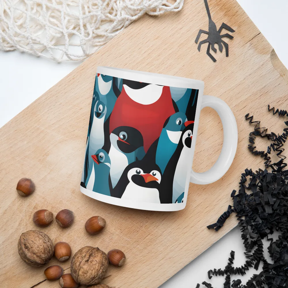 Penguin Parade | Mugs | Multiple Sizes & Colors