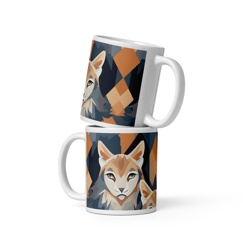 Elegance in Geometry: The Foxes | Mugs | Multiple Sizes & Colors