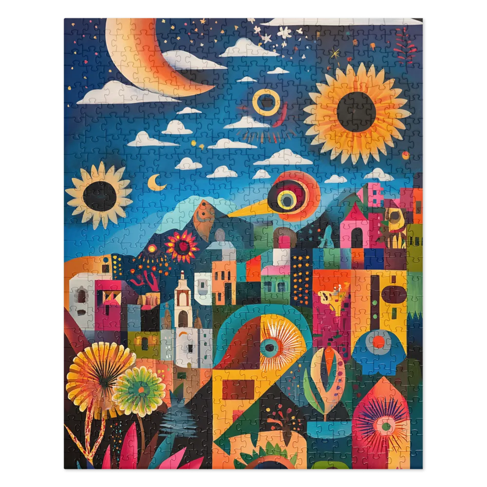 Whimsical Vibrance | Jigsaw Puzzle | 520 pieces