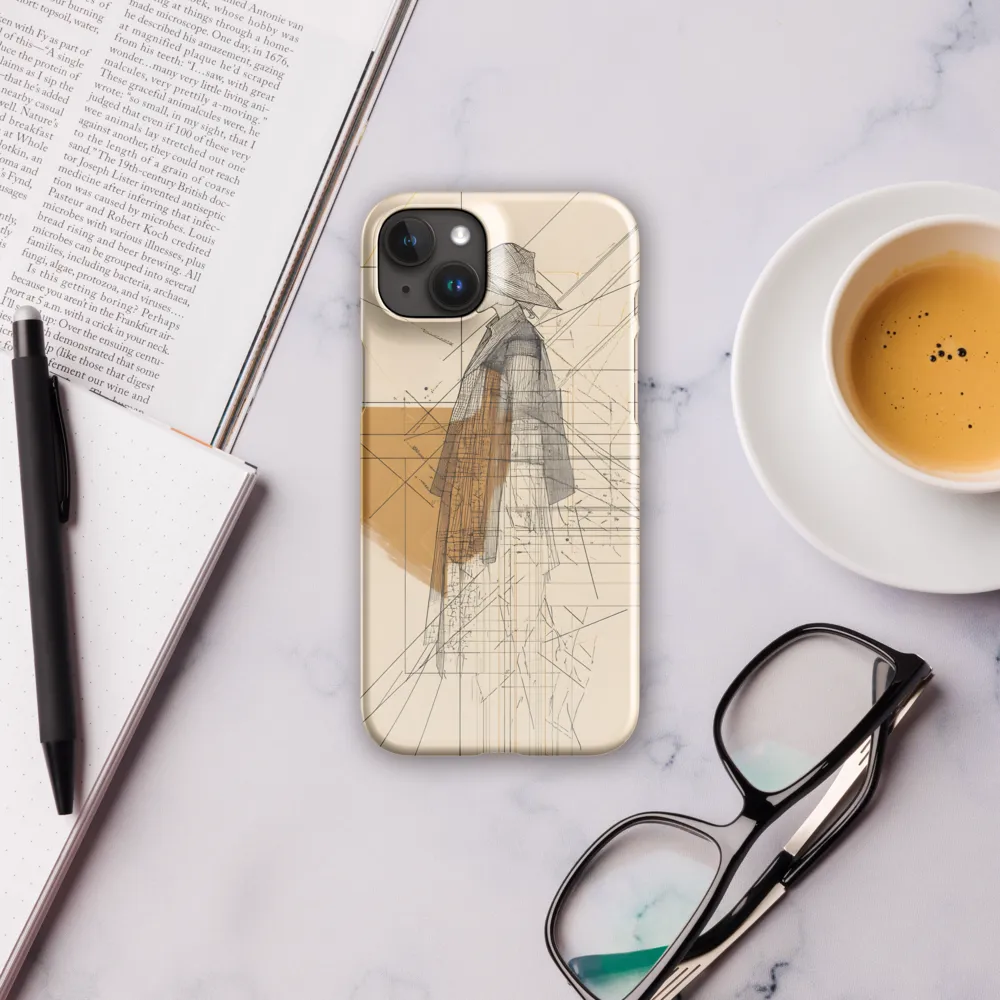 Abstract Profile: A Minimalist Exploration | Phone Case |  15 Plus | Snap Case | Glossy