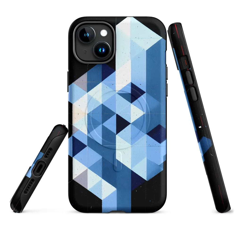 Blueprint of Depth | Phone Case |  15 Plus | MagSafe® Tough Case | Matte