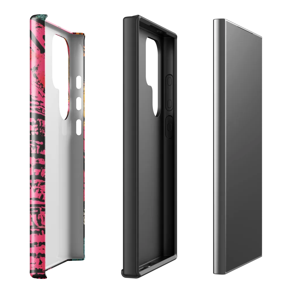 Bold Encounter: The Vibrant Elephant | Phone Case |  S24 Ultra | Tough Case | Glossy