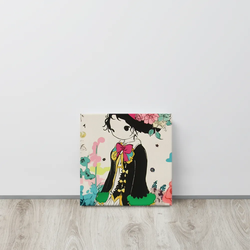 Whimsical Garden Reverie | Canvas | 12″×12″