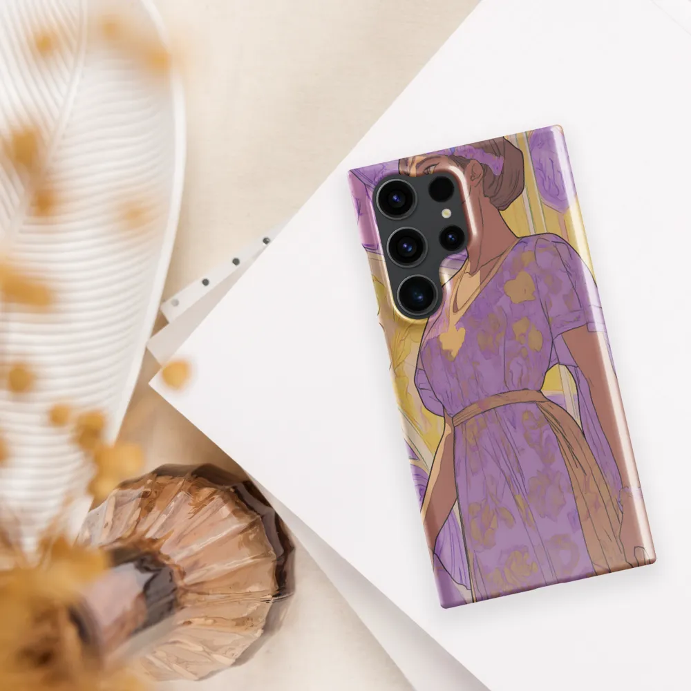 Elegance in Floral Harmony | Phone Case |  S23 Ultra | Snap Case | Glossy