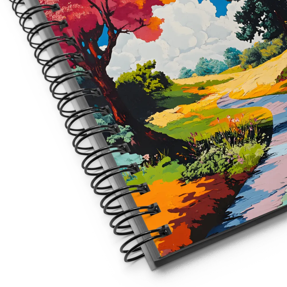 Vibrant Serenity | Spiral Notebook