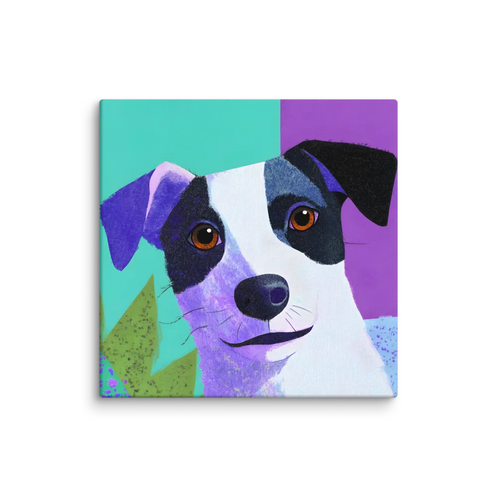 Joyful Canine | Canvas | 28″×28″