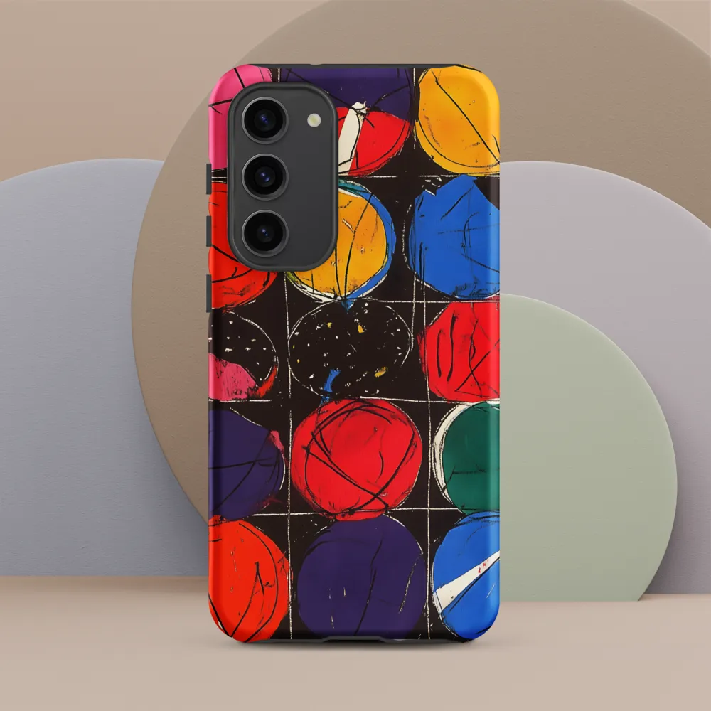 Colorful Circles in Abstract Harmony