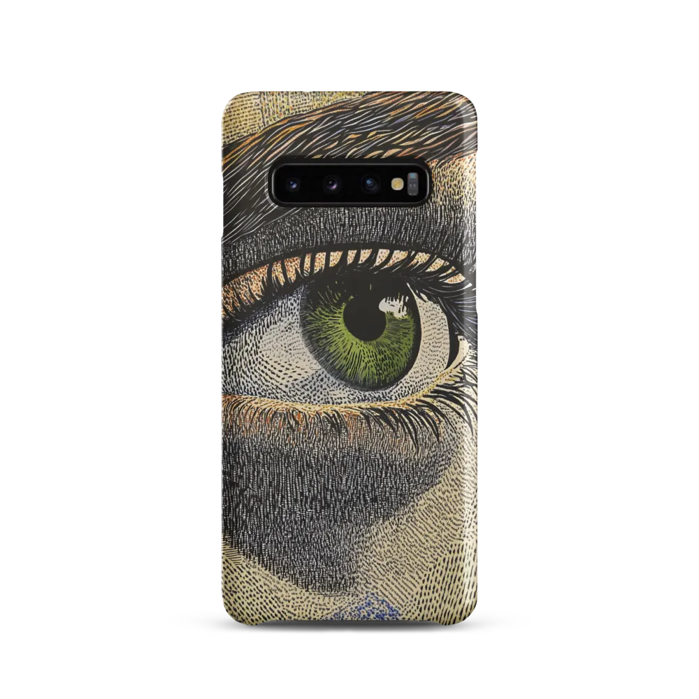 Intrigue in Green | Phone Case |  S10 | Snap Case | Matte
