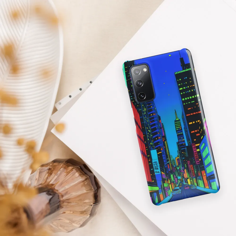Neon Dreamscape: A Futuristic City at Dusk