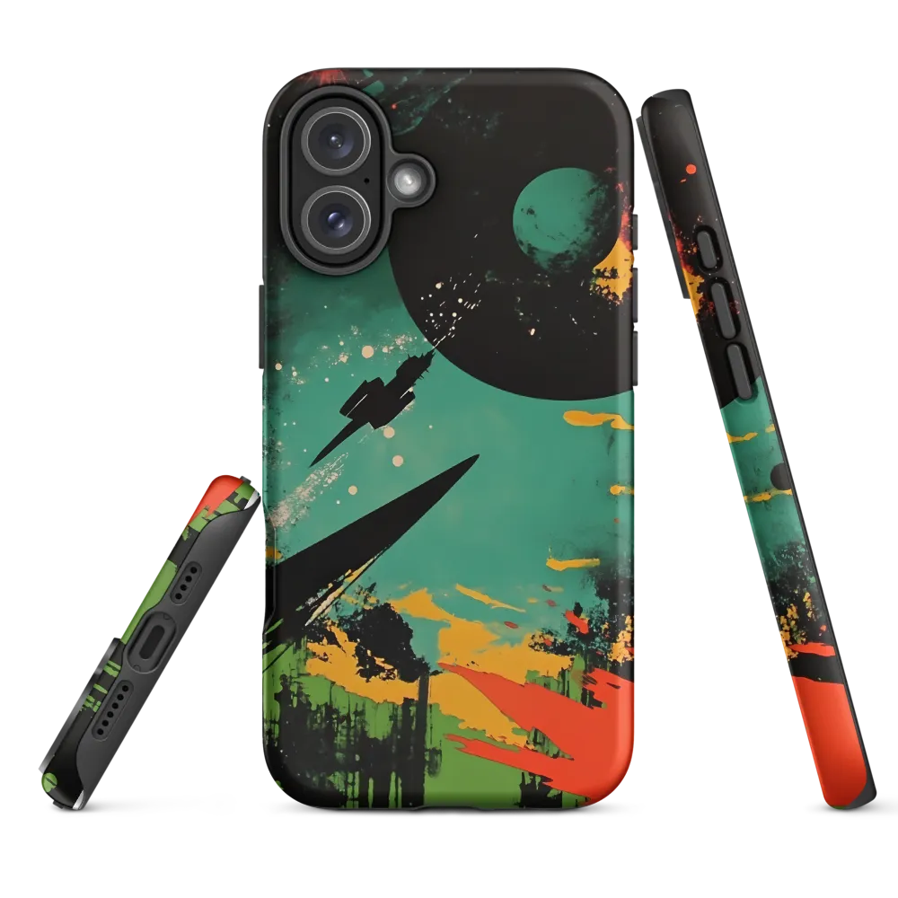 Journey Through the Cosmic Canvas | Phone Case |  16 Plus | Tough Case | Matte