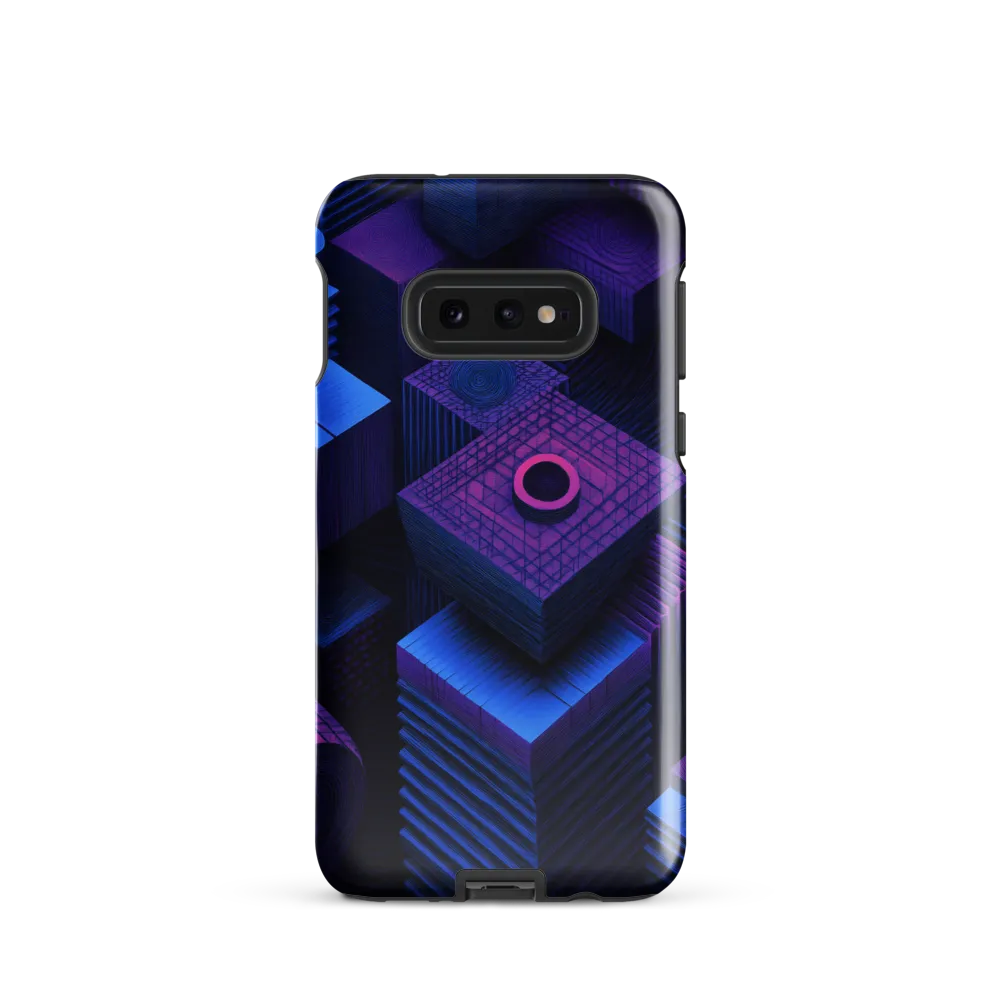 Geometric Dreams in Blue and Purple