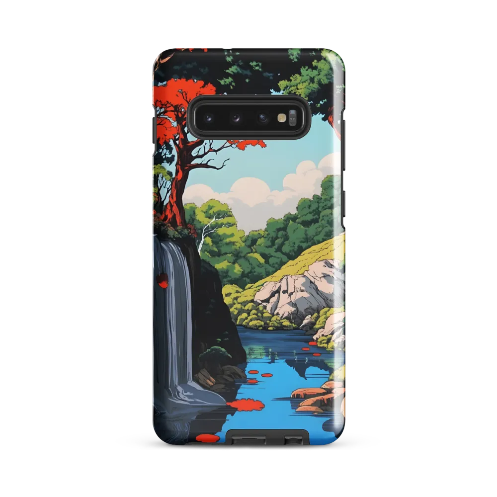 Elysian Cascade | Phone Case |  S10 Plus | Tough Case | Glossy