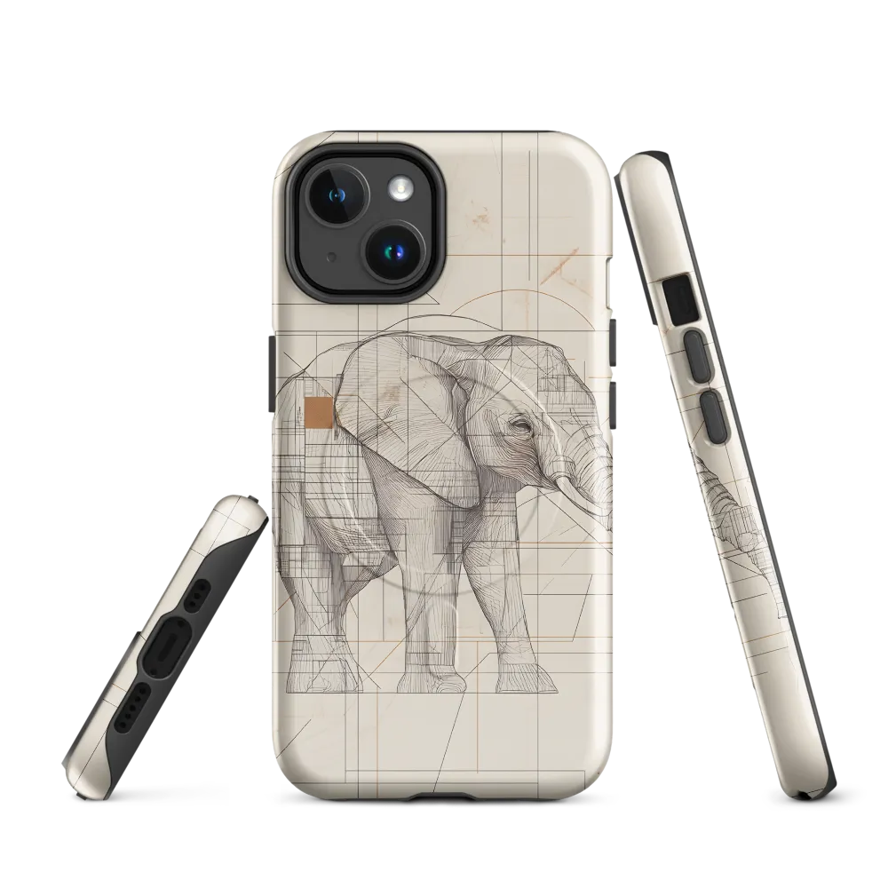 Geometric Elegance: The Steel Elephant
