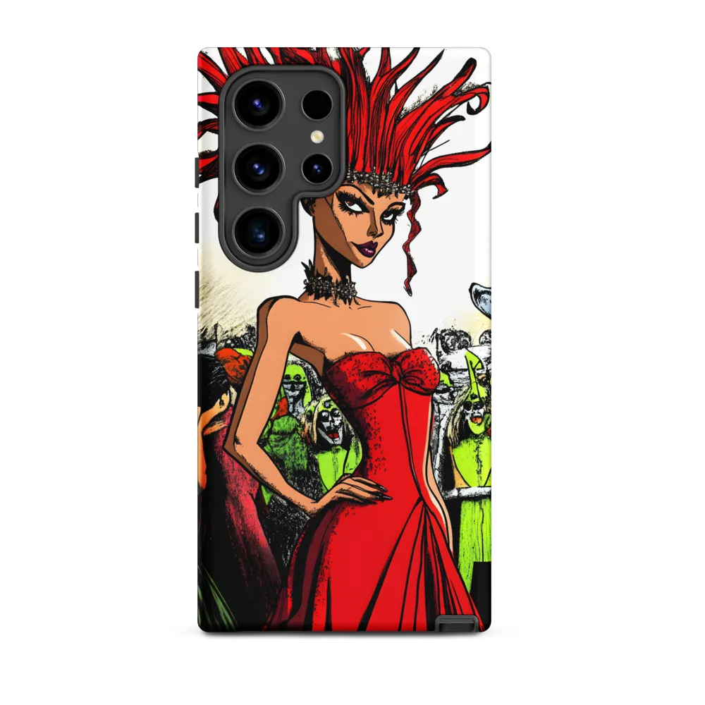 Fiery Elegance: A Fashion Statement
