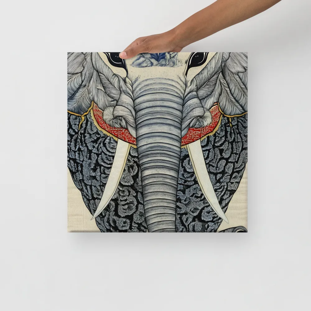 Majesty of the Elephant | Canvas | 16″×16″
