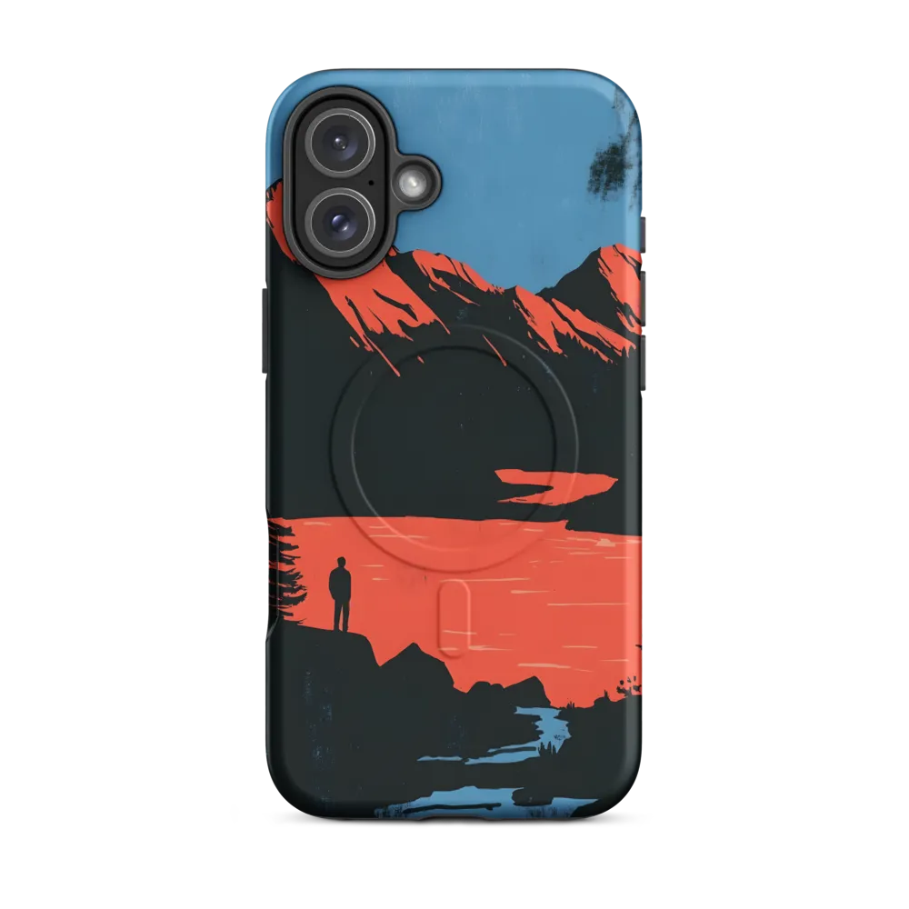 Serenity in Contrast | Phone Case |  16 Plus | MagSafe® Tough Case | Matte