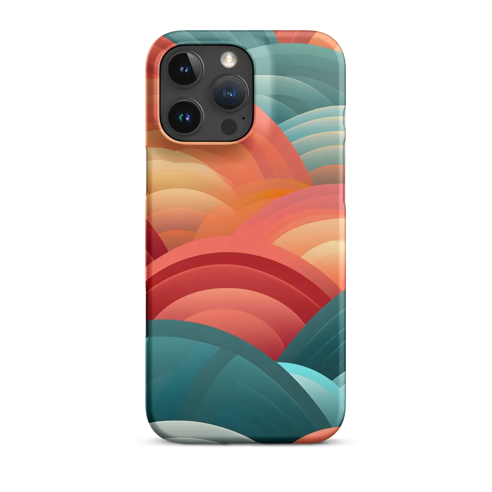 Rhythms of the Waves | Phone Case |  16 Pro Max | Snap Case | Matte