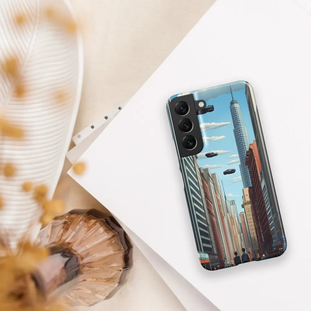 Futuristic Stroll through the Urban Skyline