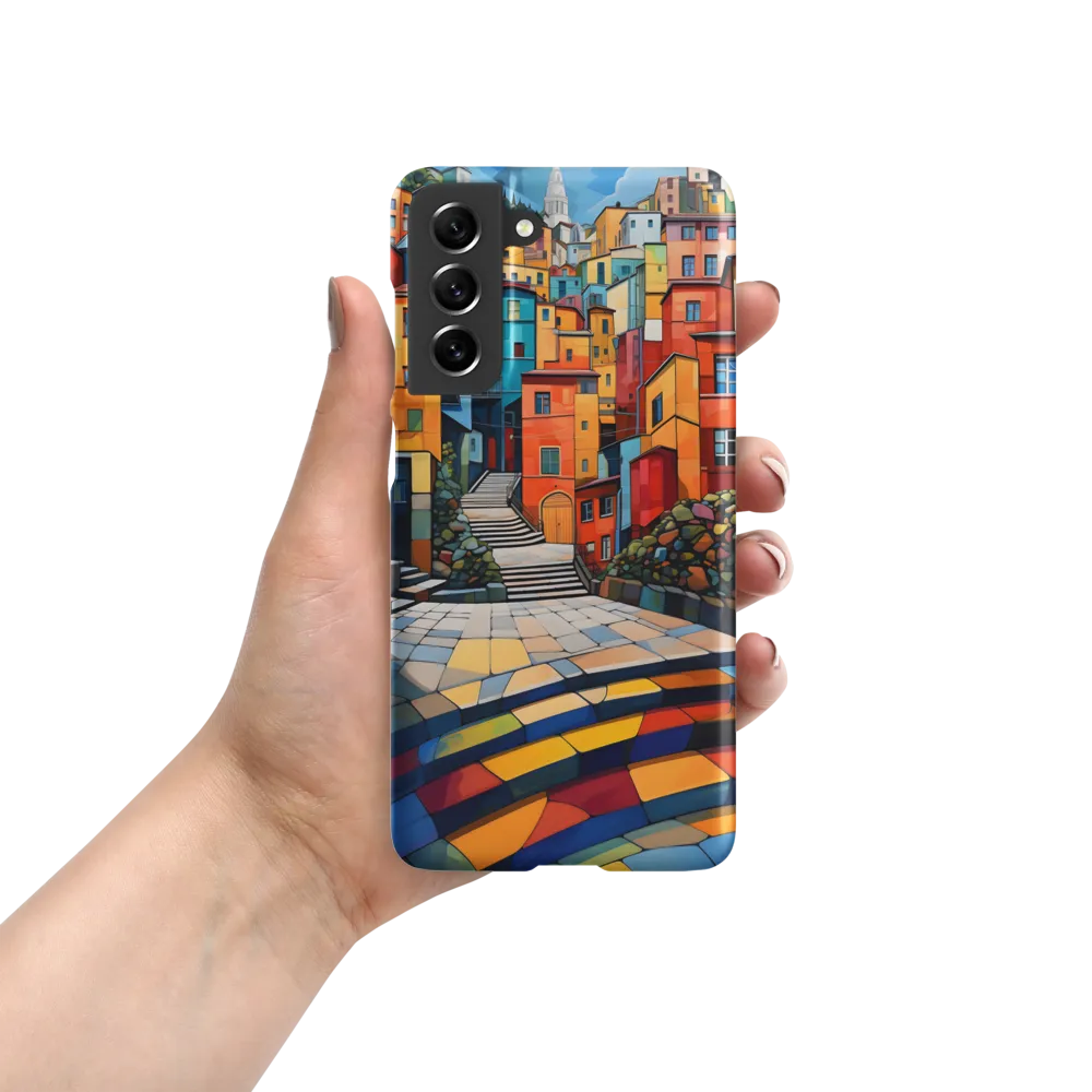 Vibrant Village: A Cubist Journey