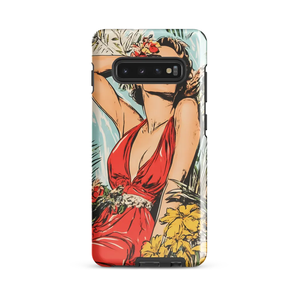 Tropical Allure | Phone Case |  S10 Plus | Tough Case | Glossy