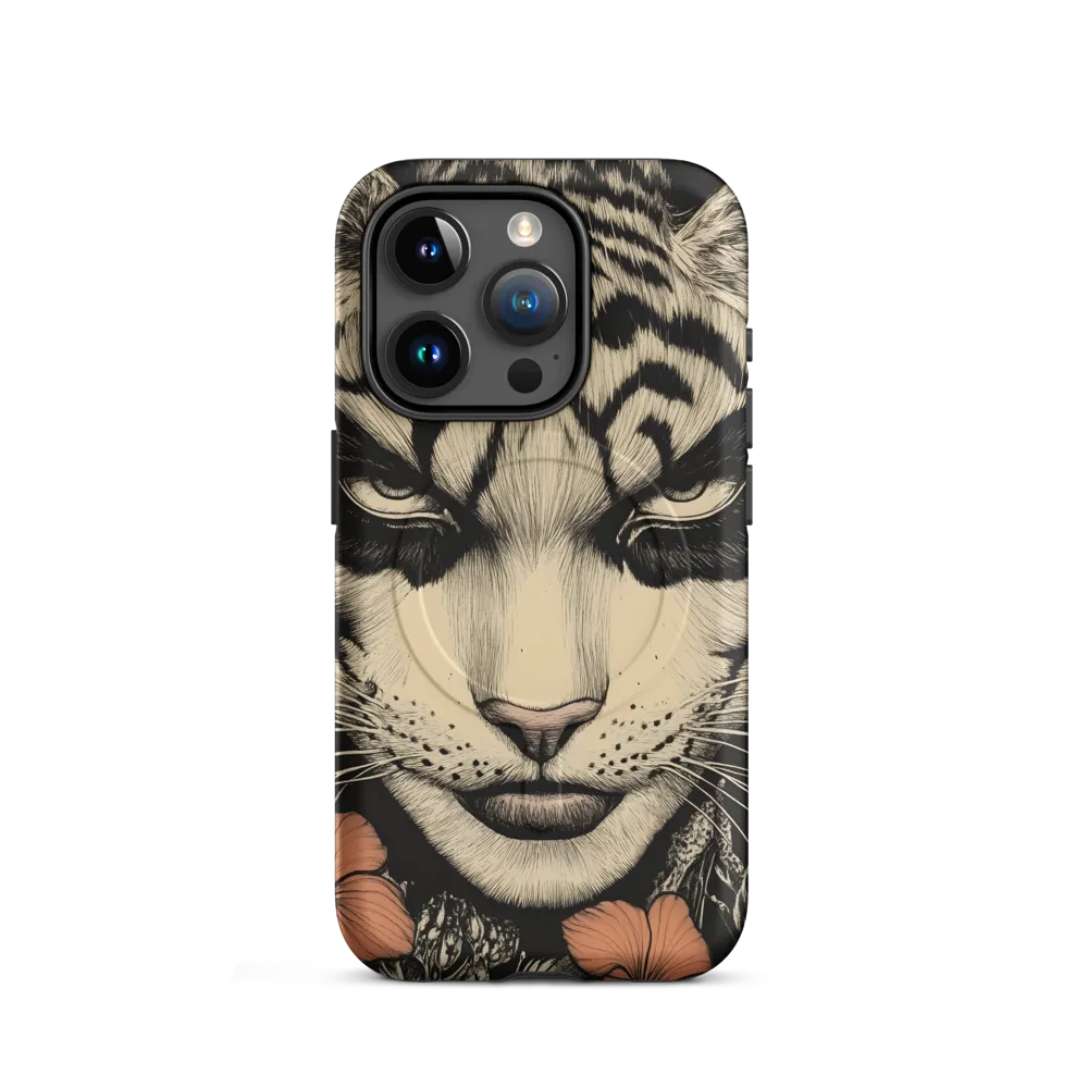 Feline Majesty: The Human-Leopard Connection | Phone Case |  15 Pro | MagSafe® Tough Case | Matte