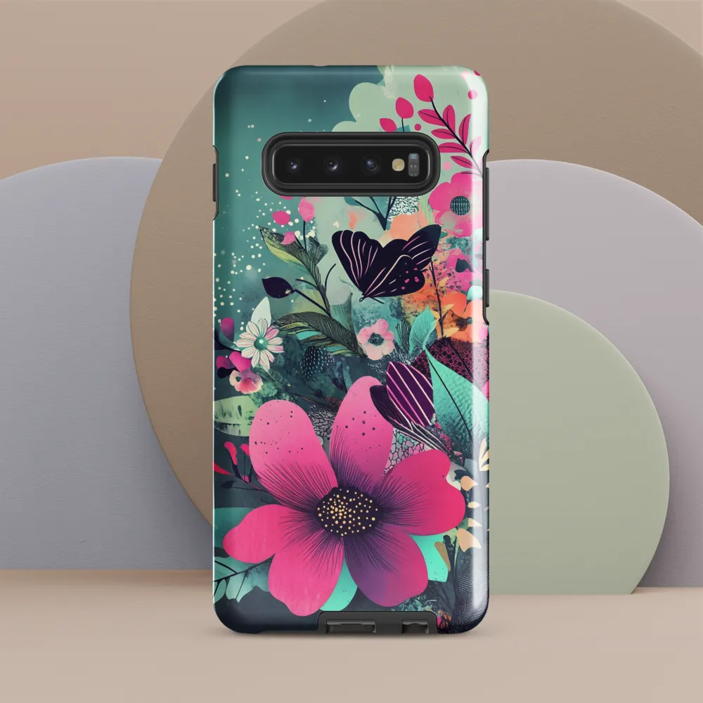 Whimsical Garden Symphony | Phone Case |  S10 Plus | Tough Case | Glossy