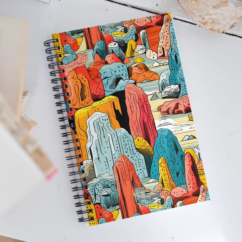 Whimsical Mountain Wonderland | Spiral Notebook