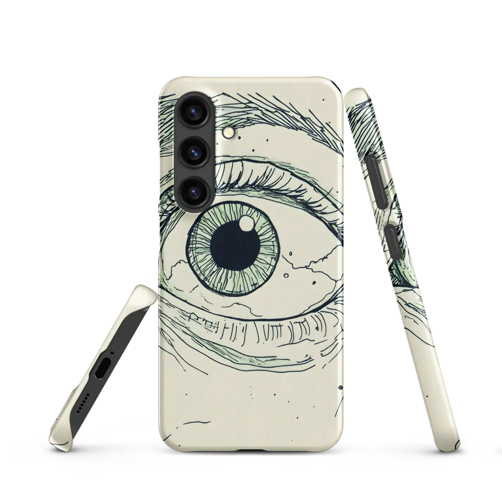 Observant Gaze | Phone Case |  S24 | Snap Case | Matte