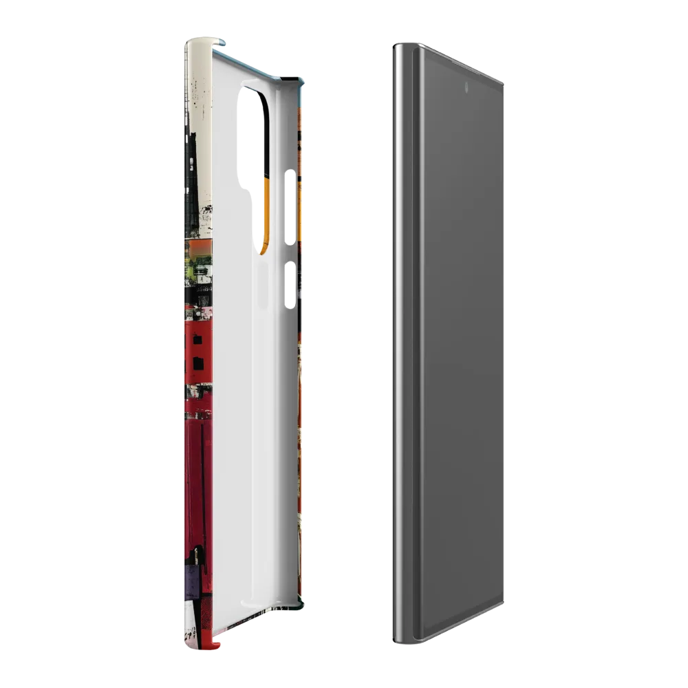 Urban Collage: A Vivid Cityscape | Phone Case |  S22 Ultra | Snap Case | Matte