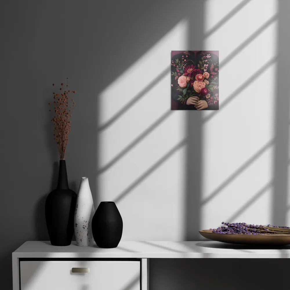 Botanical Elegance | Metal Print | 8″×10″