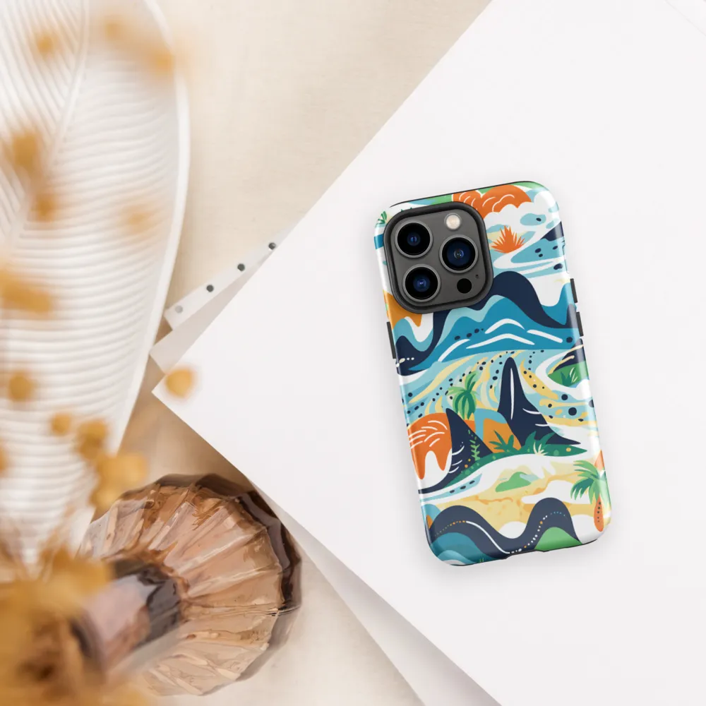 Abstract Tropical Landscape