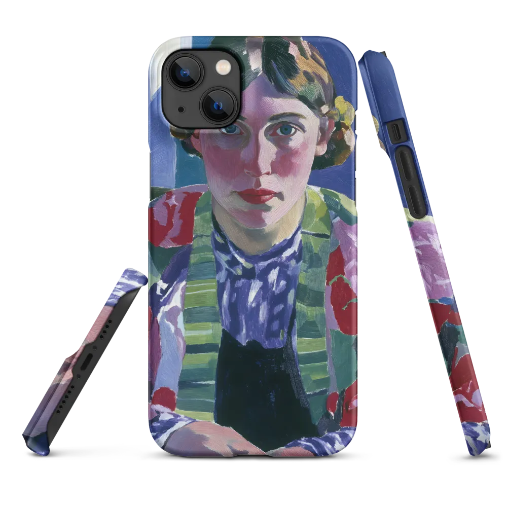 Vibrant Gaze: A Modernist Portrait