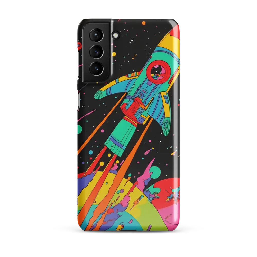 Cosmic Voyage: The Neon Lift-Off