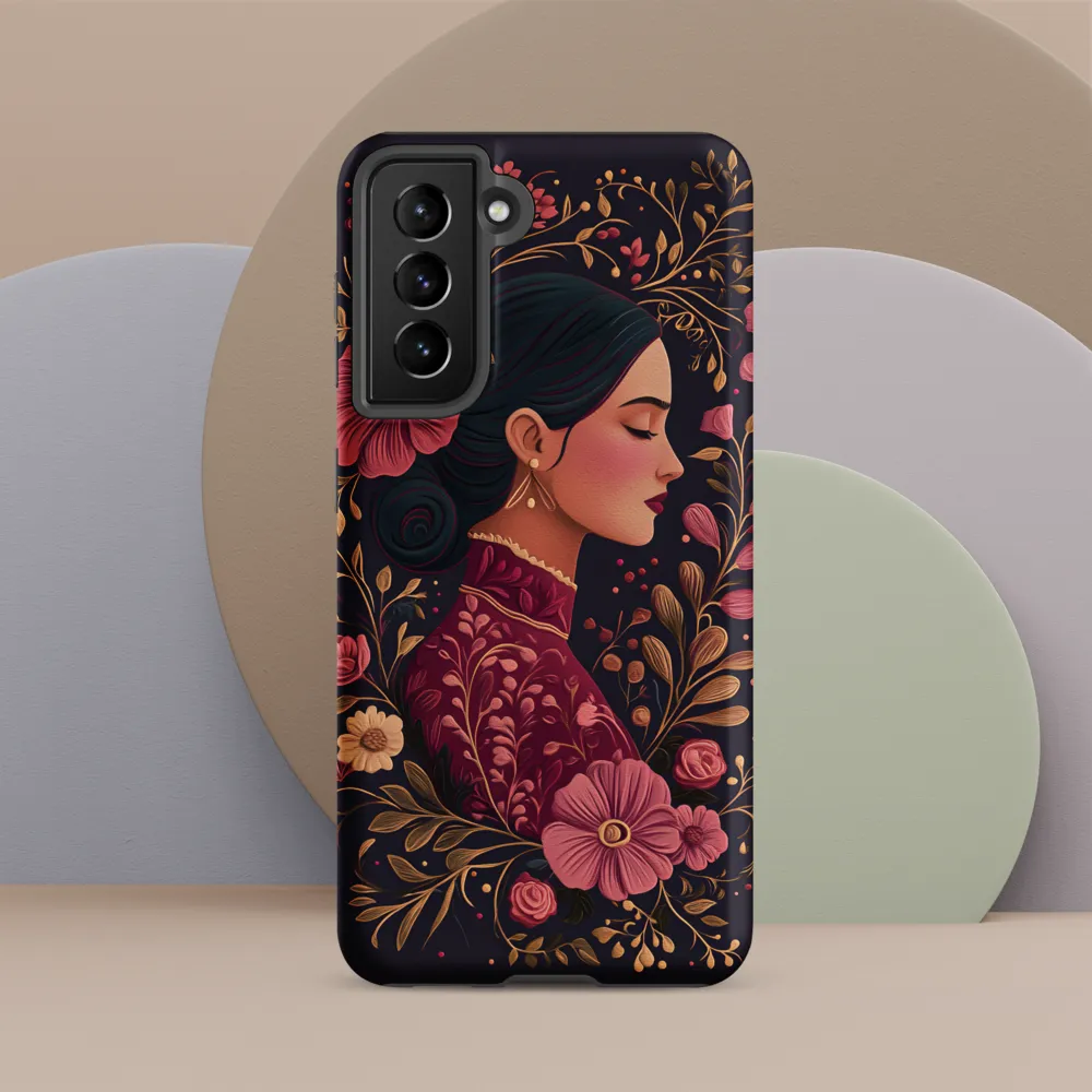 Portrait of Serenity | Phone Case |  S21 | Tough Case | Matte