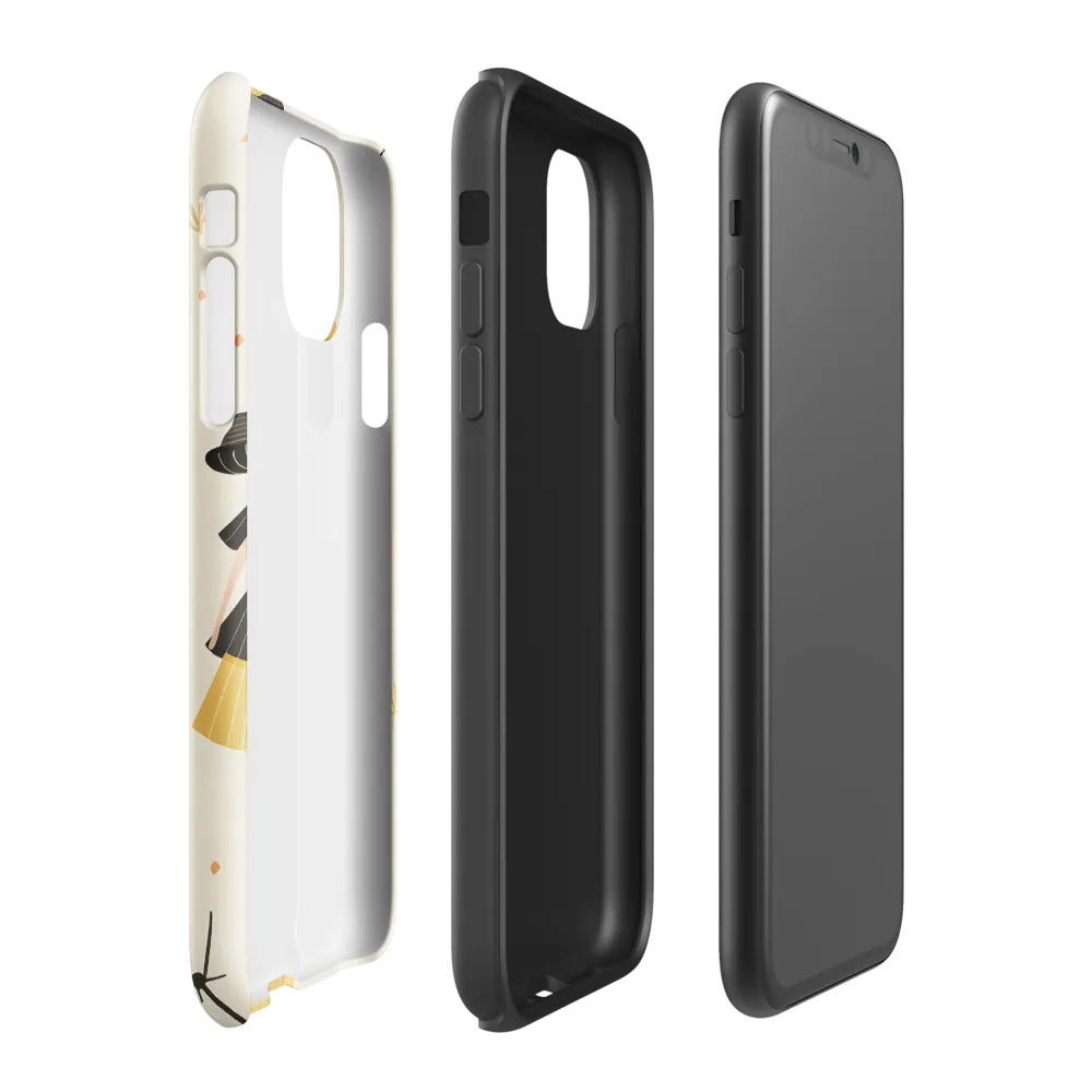 Whimsical Patterns of Nature and Femininity | Phone Case |  11 | Tough Case | Glossy