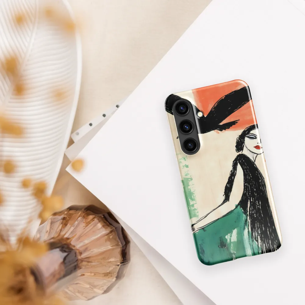 Elegance in Flight | Phone Case |  S24 | Snap Case | Glossy