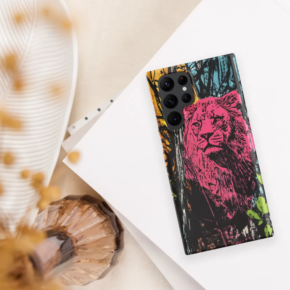 Fierce Vibrance: The Pink Lion