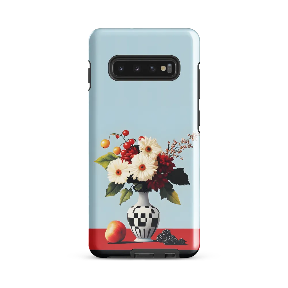 Floral Symphony: A Modern Still Life | Phone Case |  S10 Plus | Tough Case | Glossy