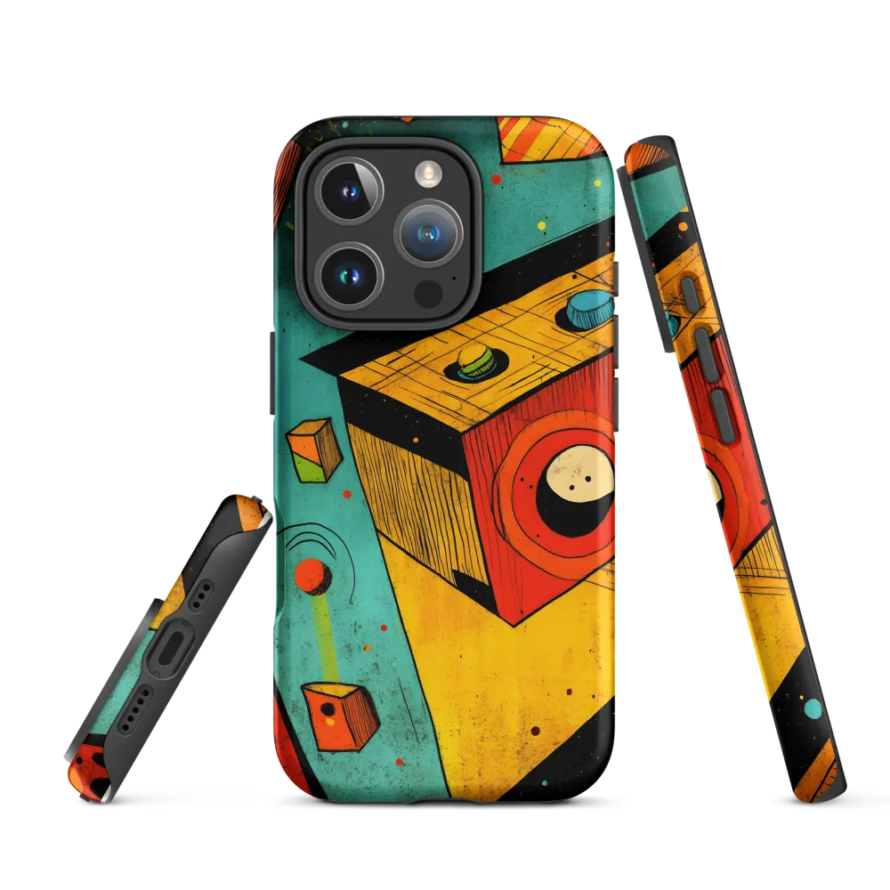 Cosmic Geometry | Phone Case |  16 Pro | Tough Case | Matte